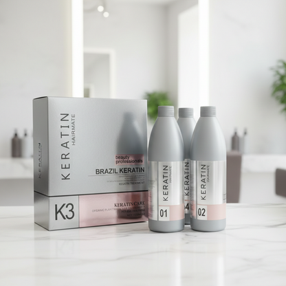 K3 Brazilian Keratin Set (1000ml*3) Mask Queen Nepal