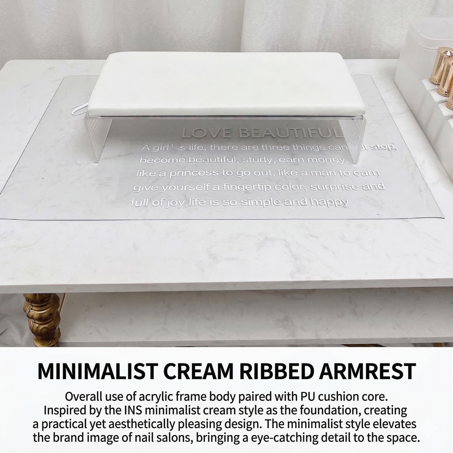 Acrylic Nail Arm Rest & Hand Cushion Mask Queen Nepal