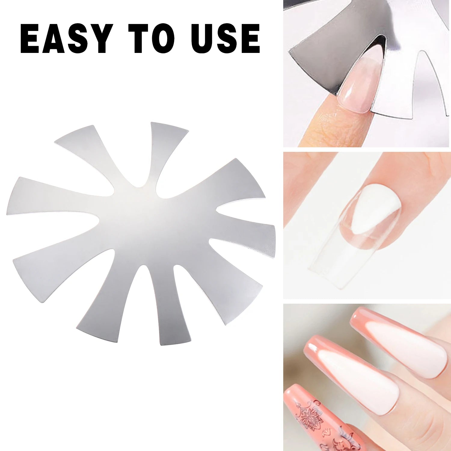 FRENCH MANICURE - STENCIL - TEMPLATE TOOL - Mask Queen Nepal