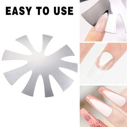 FRENCH MANICURE - STENCIL - TEMPLATE TOOL - Mask Queen Nepal