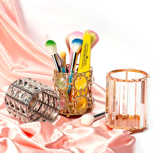 Crystal Brush Holder Storage Cubes For Organizing Mask Queen Nepal