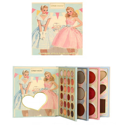 ONEYIOO 42 Color Eye & Face Palette Makeup Book AZ-177 Easy Beauty Nepal