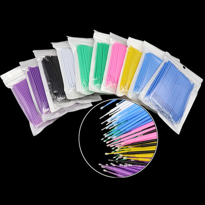 100PCS Disposable Cotton Swab  Eyelash Buds Mask Queen Nepal