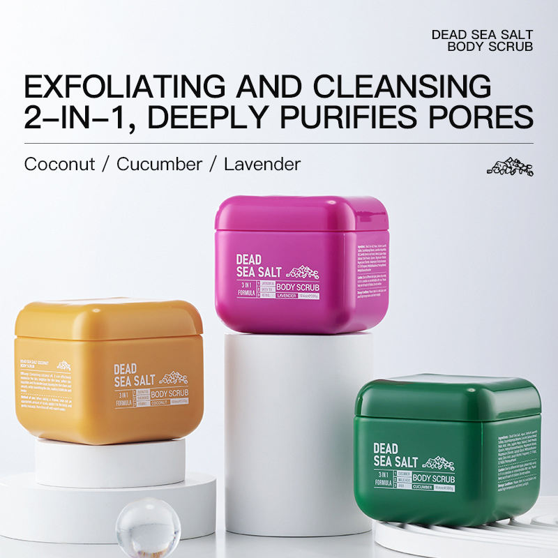 3 in 1 Formula High Quality Body Cleaning Dead Sea Salt Facial Scrub Easy Beauty Nepal