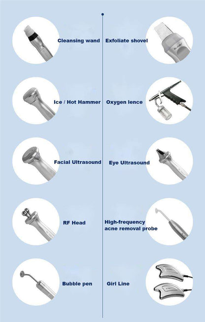 11 in1 Hydro Dermabrasion Bio-lifting Hydrfacial - Mask Queen Nepal