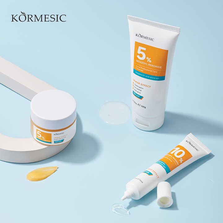 KORMESIC Moisturizing Soothing Repairing 5% Benzoyl Peroxide Skin Care Kit Easy Beauty Nepal