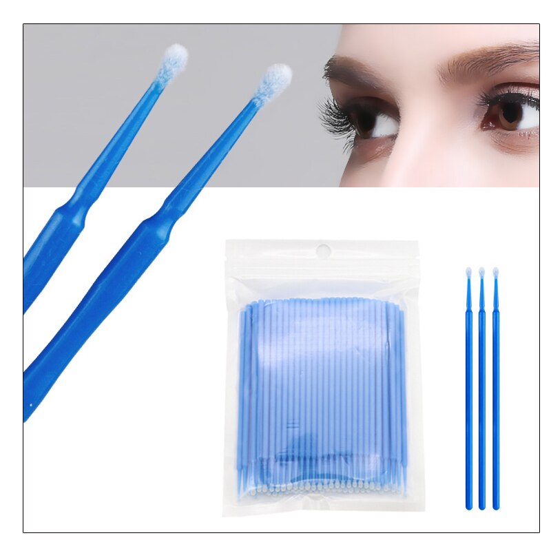 100PCS Disposable Cotton Swab  Eyelash Buds Mask Queen Nepal