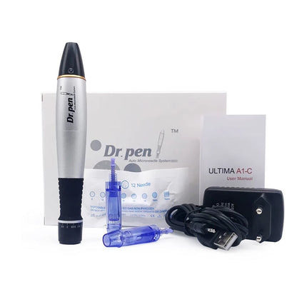 Dr. Pen Ultima A1 Series With 2 pcs Needles Micro Needling Machine Mask Queen Nepal