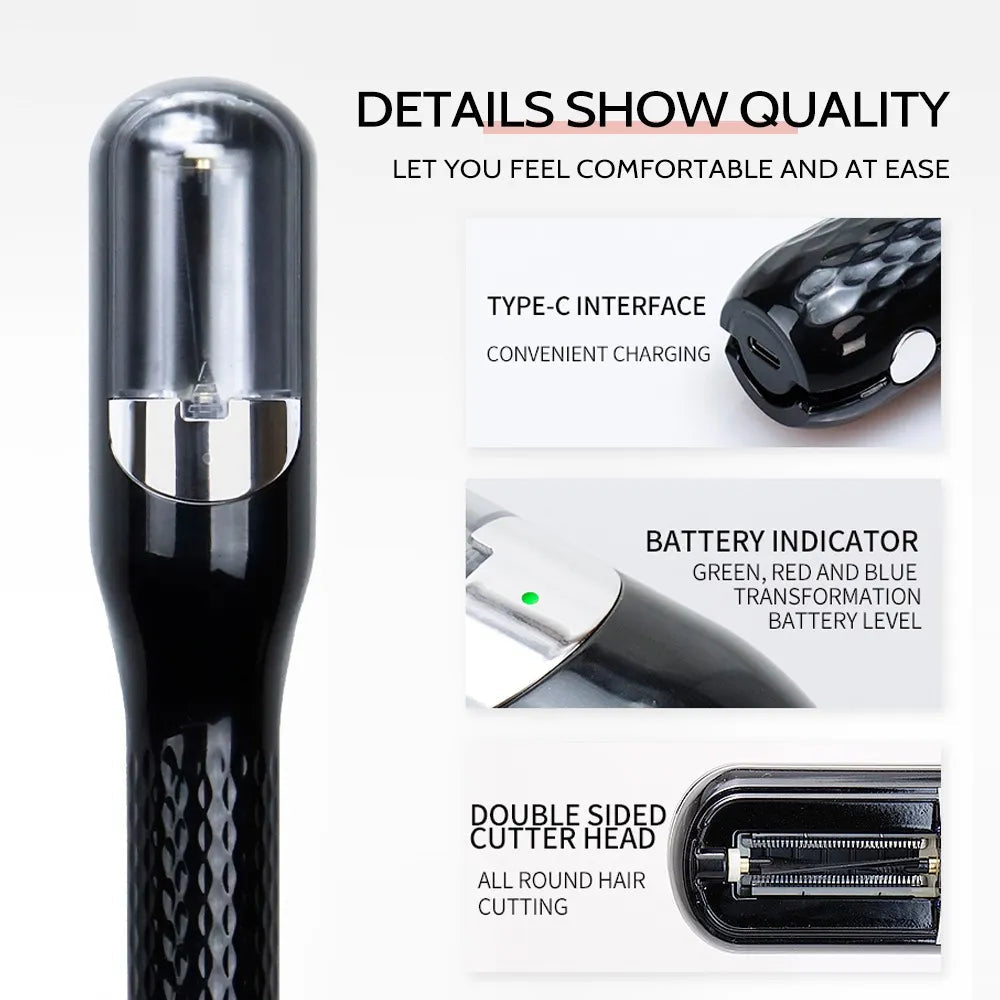 RH-6668 Rechargeable Cordless Split End Hair Trimmer Easy Beauty Nepal