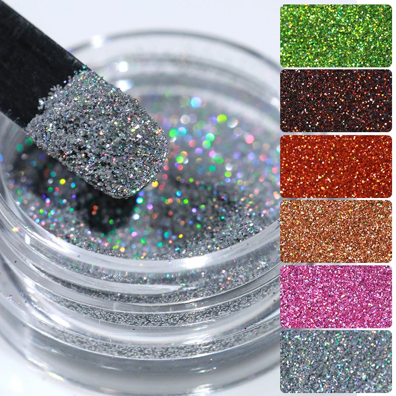 1Pcs Shiny Nail Glitter Powder Mask Queen Nepal