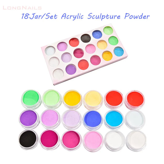 18 Colors Acrylic Powder Set Mask Queen Nepal