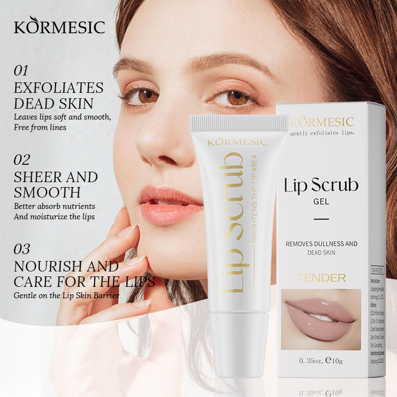 KORMESIC 10g Lip Care Smoothing Exfoliating Lip Scrub Easy Beauty Nepal
