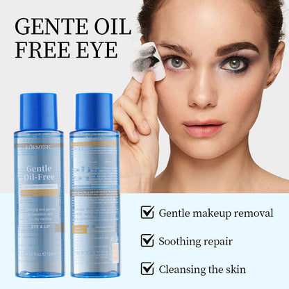 Moisturizing Deep Cleansing Non-irritating Mild Oil-free Eye Lip Makeup Remover 100ml Easy Beauty Nepal