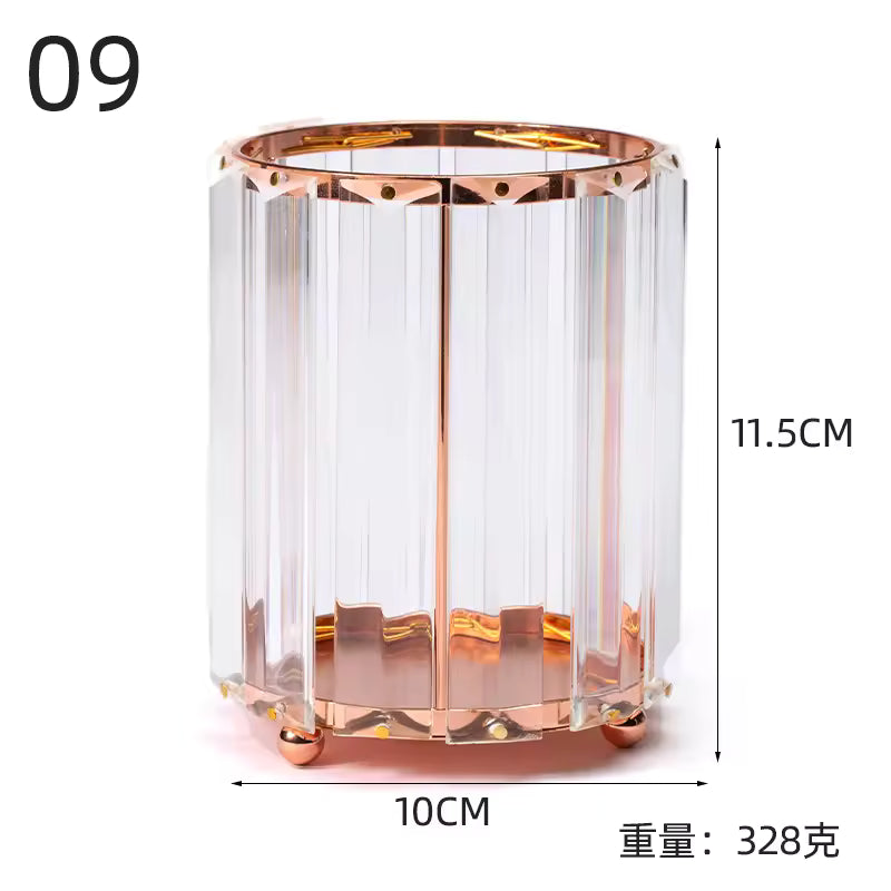 Crystal Brush Holder Storage Cubes For Organizing Mask Queen Nepal