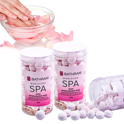 BATHRANI Pedicure Manicure Soak Tablet, Nail Manicure SPA Mask Queen Nepal