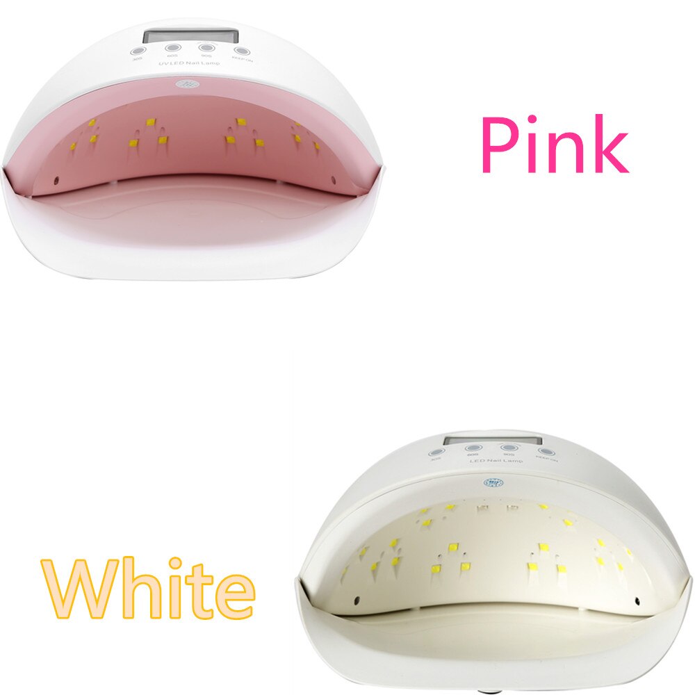 UV Lamp Professional 50W Two-Color Led Nail Lamp Gel Polish Lamp Nail Auto Timer Curing Mask Queen Nepal