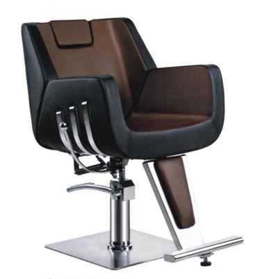 Eva Chair Brown & Black Salon Chair, PU Leather Mask Queen Nepal