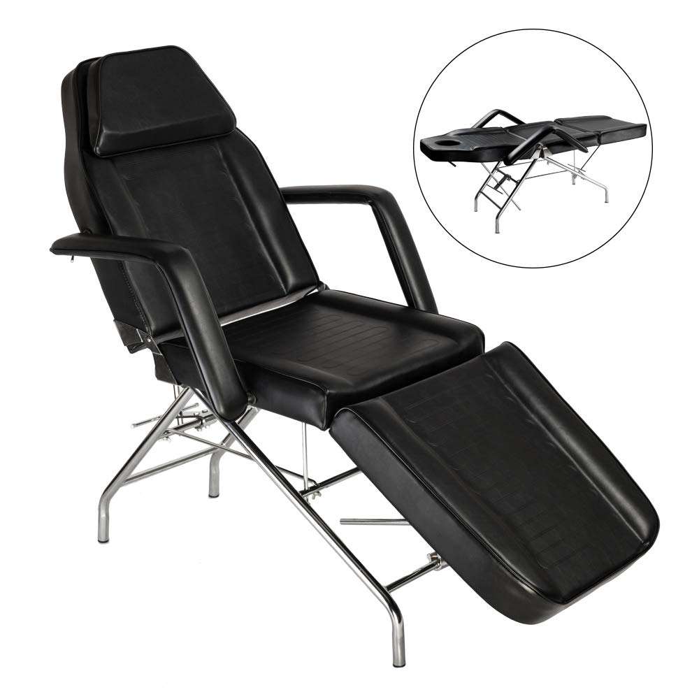 Adjustable Massage Table Facial Bed with Removable Armrest Portable Beauty chair Mask Queen Nepal