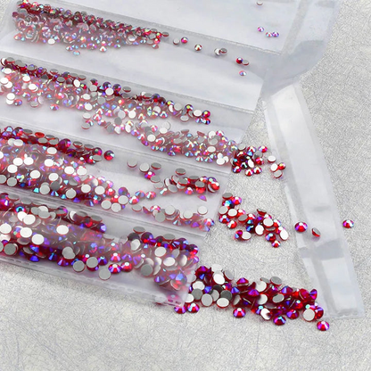 Trendy Nail Accessories Multi-Size Glass Nail Rhinestones Mask Queen Nepal