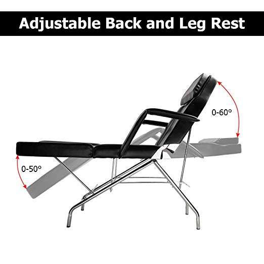 Adjustable Massage Table Facial Bed with Removable Armrest Portable Beauty chair Mask Queen Nepal