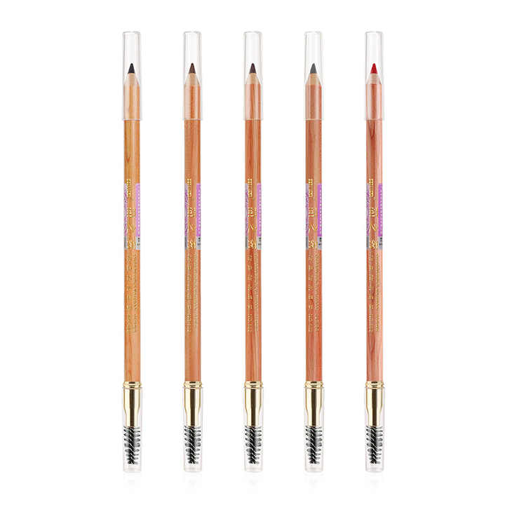 Double Head Embroidered Eyebrow Pencil Waterproof Sweat Resistant No Blooming Double Eyebrow Pencil Mask Queen Nepal