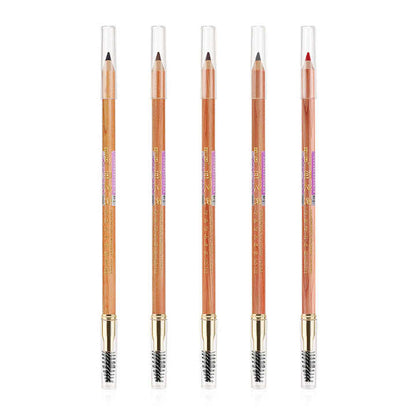 Double Head Embroidered Eyebrow Pencil Waterproof Sweat Resistant No Blooming Double Eyebrow Pencil Mask Queen Nepal