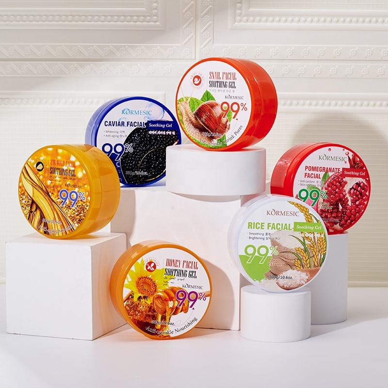 KORMESIC Rice Facial Soothing Gel 300g Smoothing Deep Moisturizing Honey Gel Easy Beauty Nepal