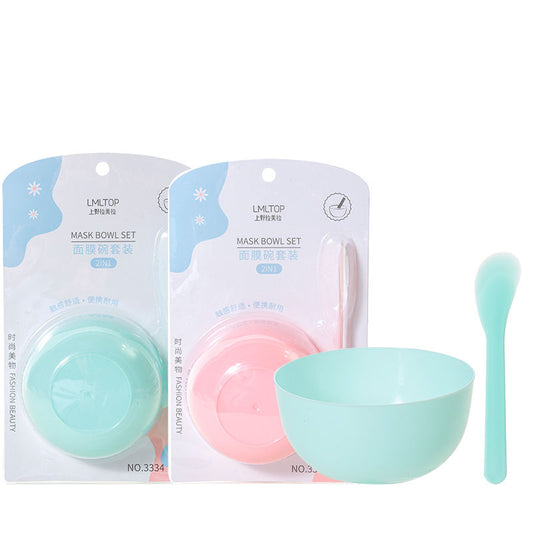Plastic DIY Facial Mask Mixing Bowl Set Easy Beauty Nepal