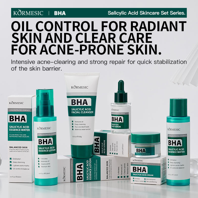 KORMESIC Deep Cleaning Oil Control Anti Acne Exfoliating Brightening BHA Kit Easy Beauty Nepal