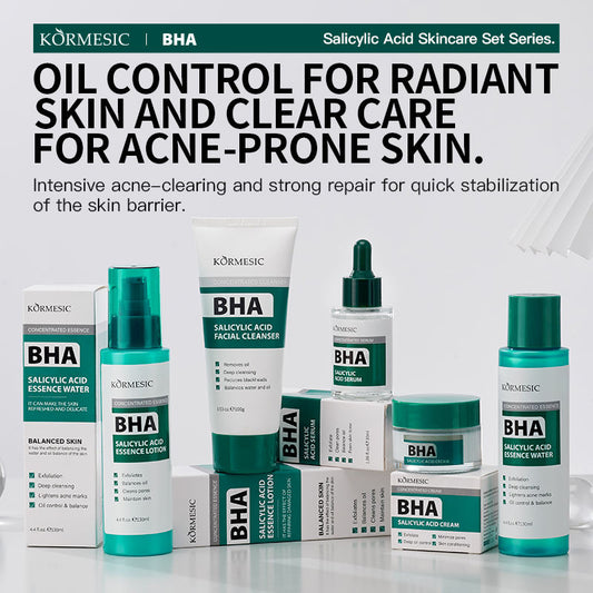 KORMESIC Deep Cleaning Oil Control Anti Acne Exfoliating Brightening BHA Kit Easy Beauty Nepal