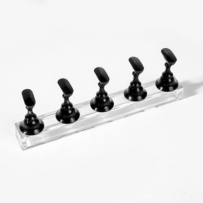 1Set False Nail Tips Practice Trainning Display Stand Holder Mask Queen Nepal