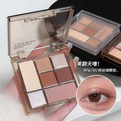 FAMOTY 7 Colors Eyeshadow Palette Versatile Matte & Shimmer Shades Easy Beauty Nepal