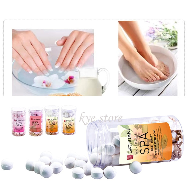 BATHRANI Pedicure Manicure Soak Tablet, Nail Manicure SPA Mask Queen Nepal