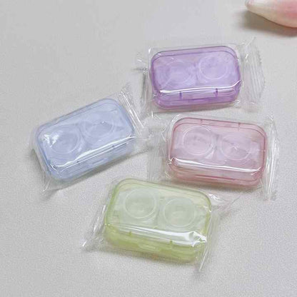 Colorful Contact Lens Cases Portable Mini Contact Lens Soak Storage Kit Mask Queen Nepal