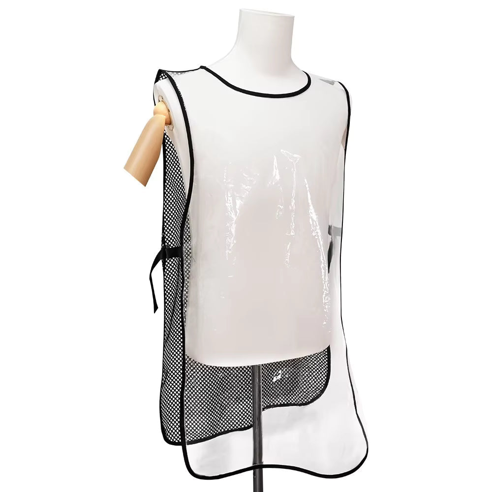 Transaparent Hairdressing Apron For Salon Mask Queen Nepal