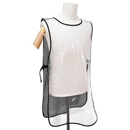 Transaparent Hairdressing Apron For Salon Mask Queen Nepal