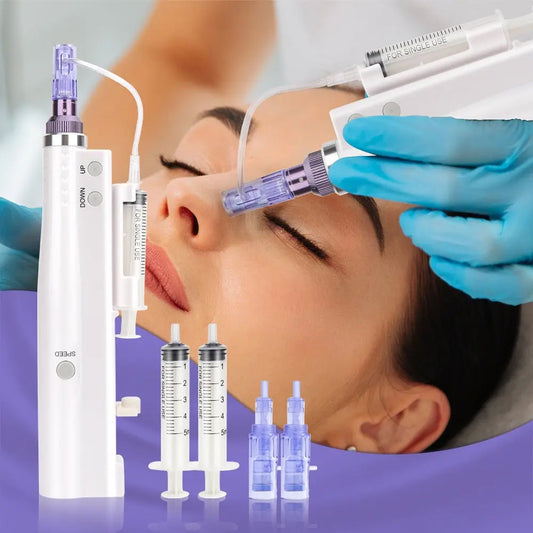 Hydra Injector Derma Pen Nano Water Mesotherapy Microneedle Mask Queen Nepal