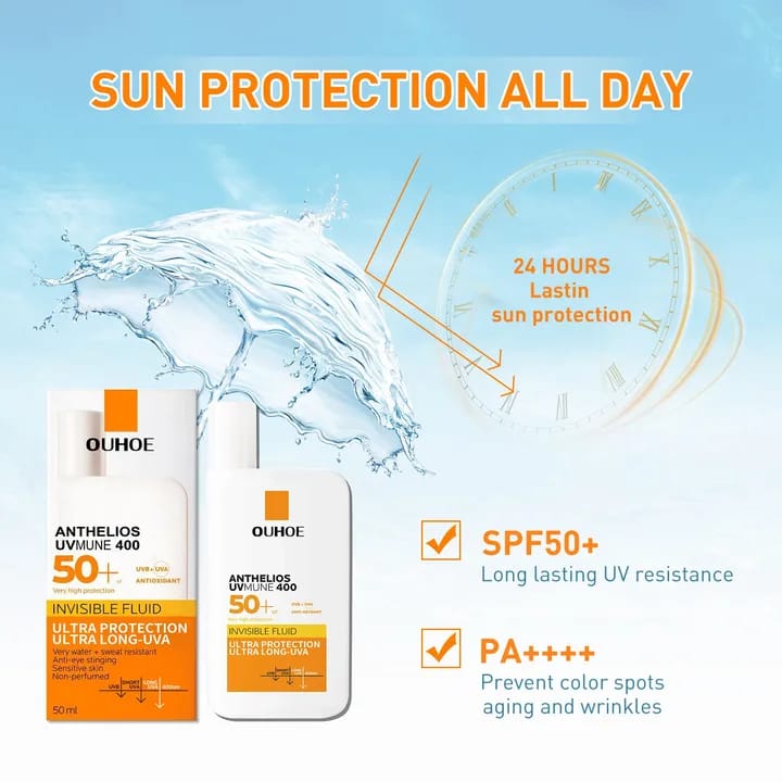 OUHOE 50+ Sun Protection Whitening Sunscreen Mask Queen Nepal