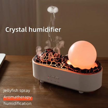 Cloud Rain Volcano Aroma Diffuser Humidifier Water Drip 200ml Aromatherapy Mask Queen Nepal