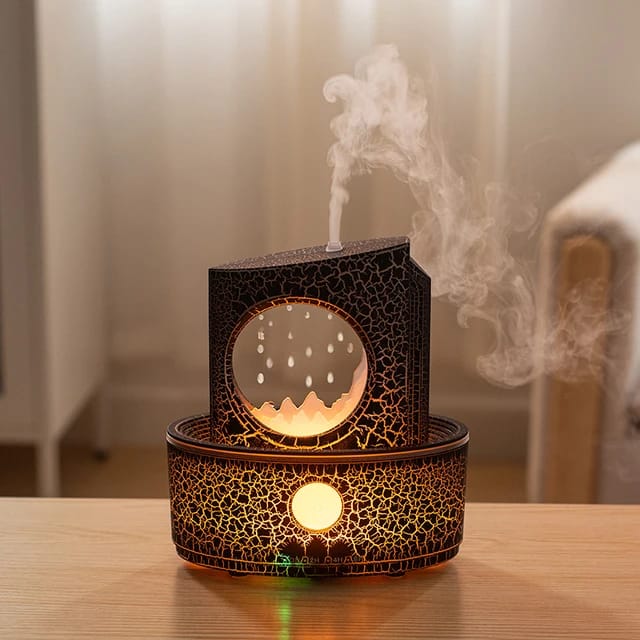 Rain Clouds Air Humidifier 300ml Essential Oil Diffuser Aromatherapy Mask Queen Nepal