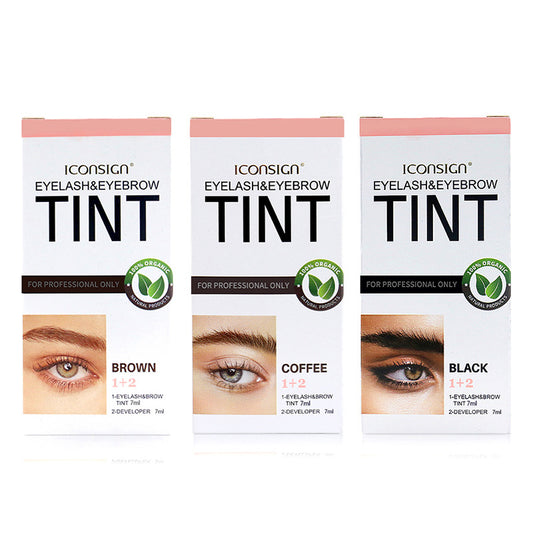 ICONSIGN Eyelash & Eyebrow Tint 7ml For Professional Use Mask Queen Nepal