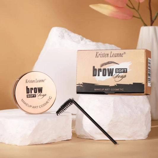 Kristen Leanne Sweat Resistant Clear Brow Gel Natural 3D Eyebrow Soft Soap Mask Queen Nepal