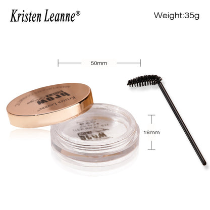 Kristen Leanne Sweat Resistant Clear Brow Gel Natural 3D Eyebrow Soft Soap Mask Queen Nepal