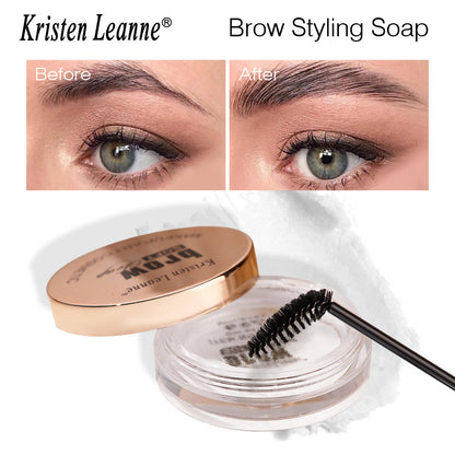 Kristen Leanne Sweat Resistant Clear Brow Gel Natural 3D Eyebrow Soft Soap Mask Queen Nepal