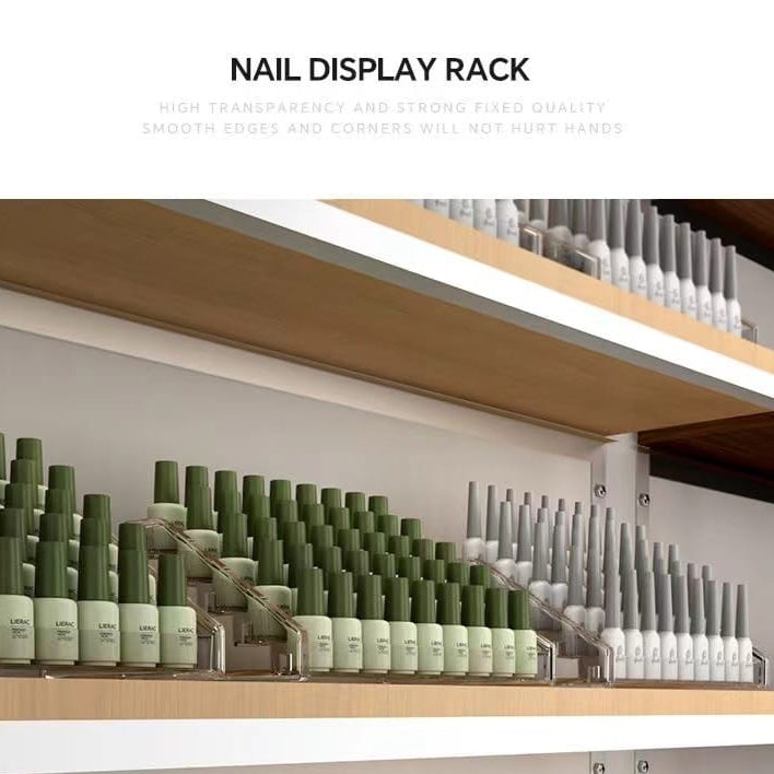 Nail Polish Display Organizer 5 & 7 Layers Clear Cosmetic Display Rack Holder