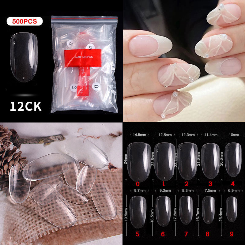 Full Cover Fake Nail Tips Packet False Nails In 10 Different Sizes