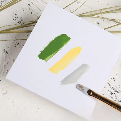 50Pcs Nail Color Paper Palette Waterproof Gel Mixed Drawing Paper DIY Display Nail Tools(7.5cm*7.5cm))