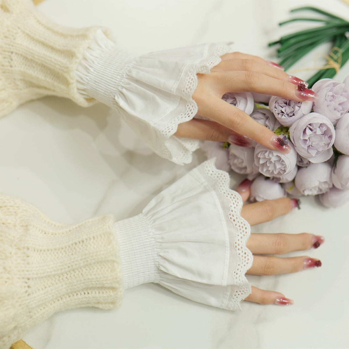 Photo shooting Sleeves Lace False Sleeves