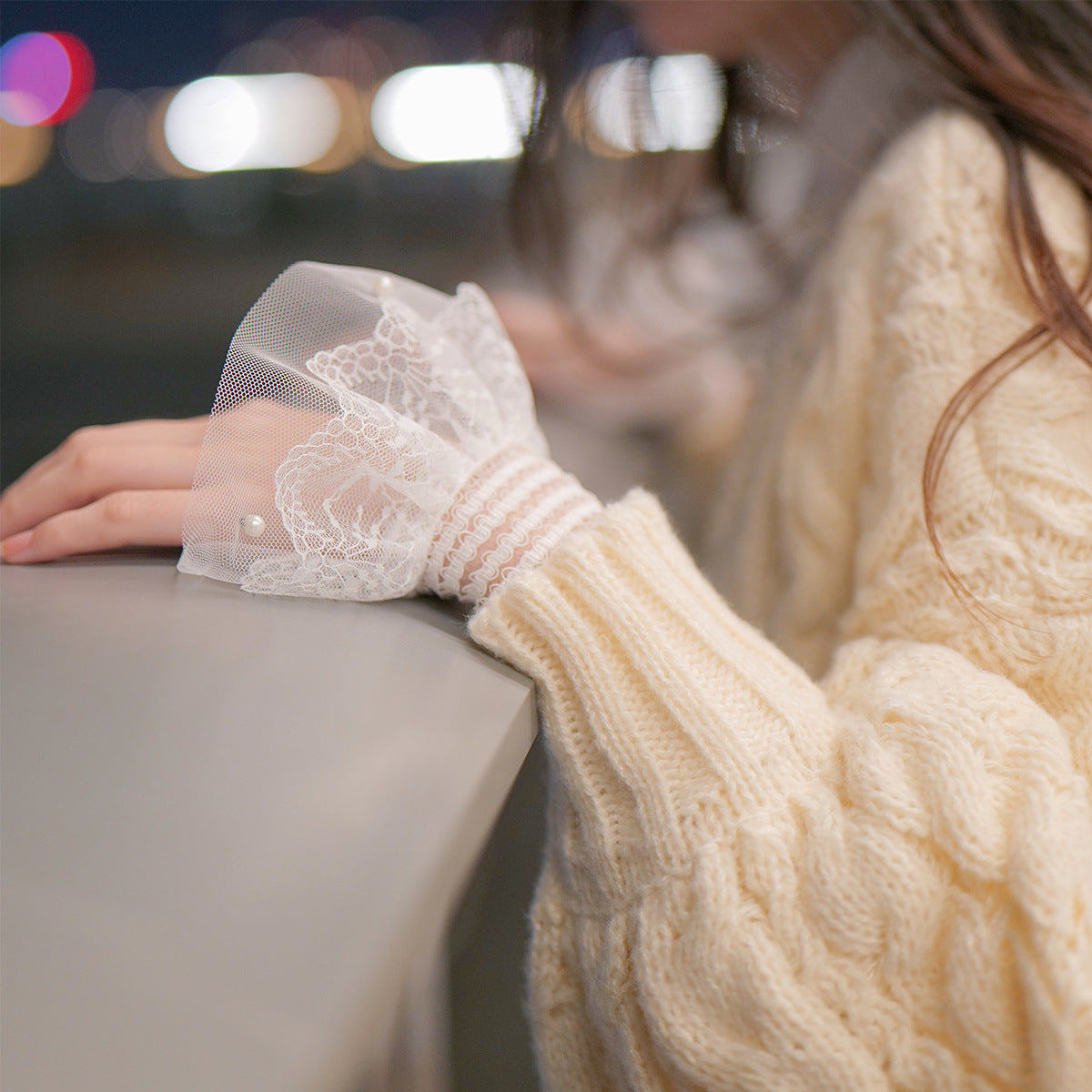 Photo shooting Sleeves Lace False Sleeves