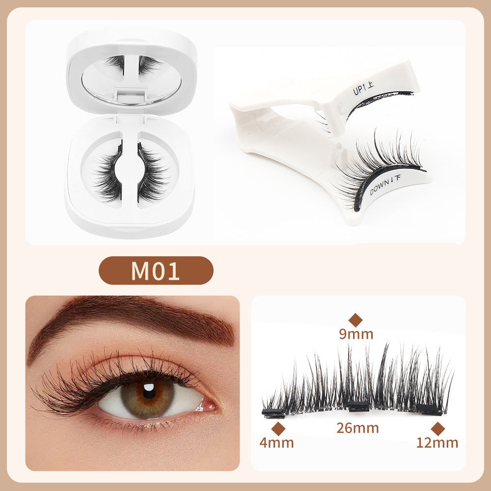 Magnetic Eyelashes & Applicator Set M-01 Easy Beauty Nepal
